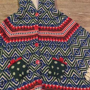 Girls Matilda Jane A Caroling We Go Sweater Poncho Choose Your Own Path Size 6